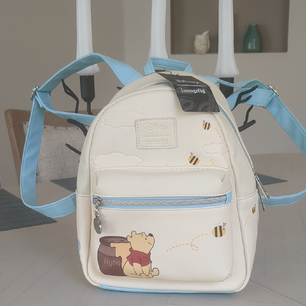 Loungefly Disney Winnie The Pooh Character Clouds Mini Backpack New ❤️